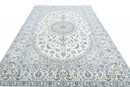 Surface texture of New Nain rug with natural Cork and intricate pattern