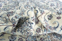 Surface texture of New Nain rug with natural Cork and intricate pattern