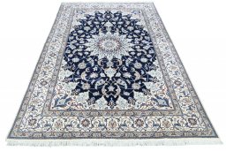 Surface texture of New Nain rug with natural Cork and intricate pattern