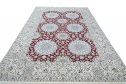 Surface texture of New Nain rug with natural Cork and intricate pattern