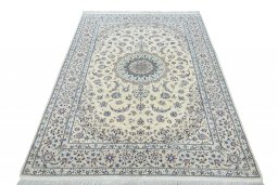 Surface texture of New Nain rug with natural Cork and intricate pattern