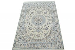 Surface texture of New Nain rug with natural Cork and intricate pattern