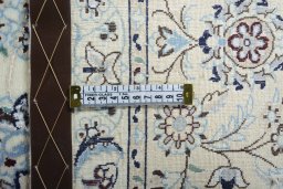 Central medallion detail of New Nain rug from Iran / Persia