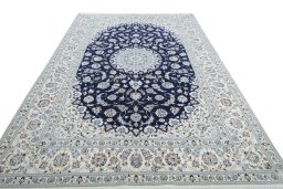 Surface texture of New Nain rug with natural Cork and intricate pattern