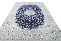 Surface texture of New Nain rug with natural Cork and intricate pattern