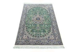 Surface texture of New Nain rug with natural Cork and intricate pattern