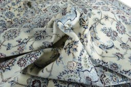 Surface texture of New Nain rug with natural Cork and intricate pattern