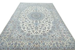 Surface texture of New Nain rug with natural Cork and intricate pattern