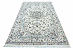 Surface texture of New Nain rug with natural Cork and intricate pattern