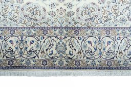 Full view of New Nain rug from Iran / Persia, 310 × 200 cm in Beige tones