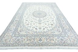 Surface texture of New Nain rug with natural Cork and intricate pattern