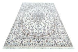 Surface texture of New Nain rug with natural Cork and intricate pattern