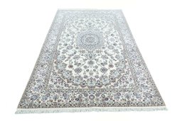 Surface texture of New Nain rug with natural Cork and intricate pattern