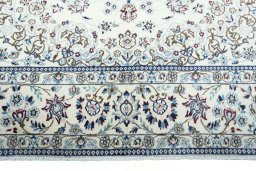 Full view of 2000s Nain rug from Iran / Persia, 300 × 200 cm in Beige tones