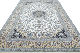 Surface texture of New Nain rug with natural Cork and intricate pattern
