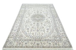 Surface texture of New Nain rug with natural Cork and intricate pattern