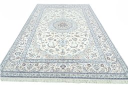 Surface texture of New Nain rug with natural Cork and intricate pattern