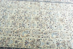 Central medallion detail of New Nain rug from Iran / Persia