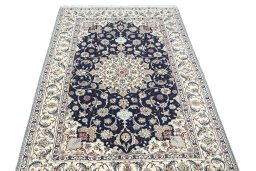 Surface texture of New Nain rug with natural Cork and intricate pattern