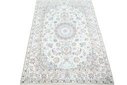 Surface texture of New Nain rug with natural Cork and intricate pattern