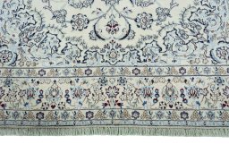 Full view of 2000s Nain rug from Iran / Persia, 300 × 200 cm in Beige tones
