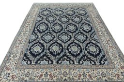 Surface texture of New Nain rug with natural Cork and intricate pattern