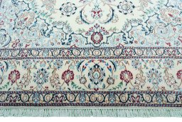 Full view of 2000s Nain rug from Iran / Persia, 300 × 200 cm in Beige tones