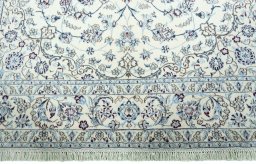 Full view of 2000s Nain rug from Iran / Persia, 300 × 200 cm in Beige tones