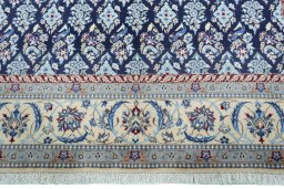Central medallion detail of New Nain rug from Iran / Persia