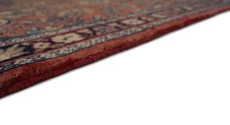 Surface texture of New Sarough rug with natural Wool and intricate pattern
