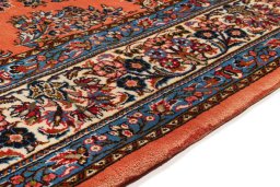 Central medallion detail of 1990s Sarough rug from Iran / Persia