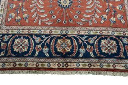 Full view of New Sarough rug from Iran / Persia, 311 × 204 cm in Red tones