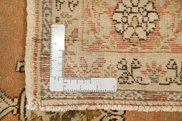 Full view of 1900s Tabriz rug from Iran / Persia, 182 × 121 cm in Terracotta tones
