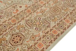 Central medallion detail of New Tabriz rug from Iran / Persia