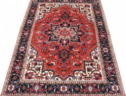 Surface texture of New Tabriz rug with natural Cork and intricate pattern