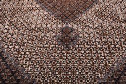 Central medallion detail of New Tabriz rug from Iran / Persia