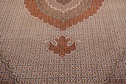 Central medallion detail of New Tabriz rug from Iran / Persia