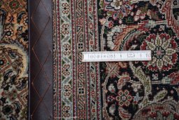 Full view of New Tabriz rug from Iran / Persia, 362 × 246 cm in Gray tones