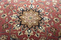Central medallion detail of New Tabriz rug from Iran / Persia