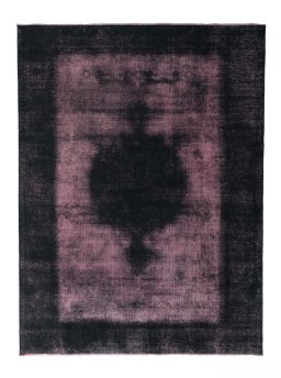 Full view of 1970s Tabriz rug from Iran / Persia, 272 × 202 cm in Red tones