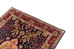 Surface texture of 2006s Tabriz rug with natural Wool and intricate pattern