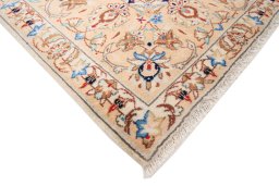 Central medallion detail of 2000s Yazd rug from Iran / Persia