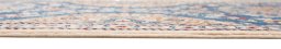 Corner detail of New Nain 6La with Silk rug showing border pattern and Wool pile