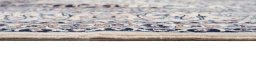 Close-up detail of New Nain 6La with Silk rug from Iran / Persia showing Wool weave