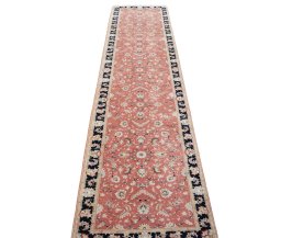 Surface texture of 2000s Tabriz 50/60/70 Raj rug with natural Cork and intricate pattern