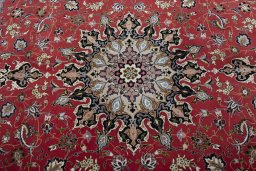 Central medallion detail of 2000s Tabriz 50/60/70 Raj rug from Iran / Persia