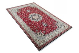 Close-up detail of New Tabriz 50/60/70 Raj rug from Iran / Persia showing Cork weave
