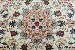 Central medallion detail of 2000s Tabriz 50/60/70 Raj rug from Iran / Persia