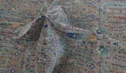 Full view of New Haj-jalili rug from Pakistan, 288 × 186 cm in Beige tones