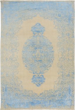 Full view of New Organic rug from Turkey, 300 × 207 cm in Blue tones